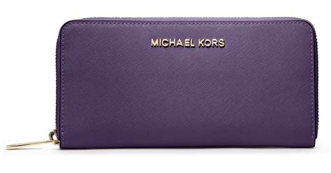 michael kors fulton purple continental wallet|michael kors continental wallet outlet.